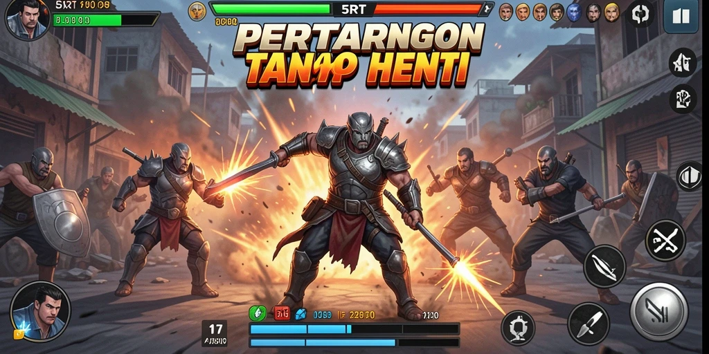 Tampilan atraktif dari gameplay seru 5RT.