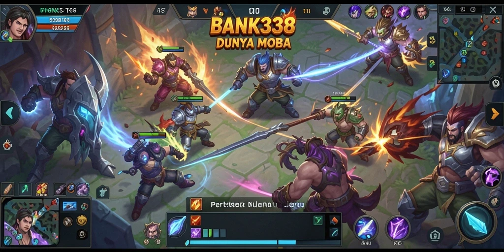 Tampilan gameplay BANK338 yang intens dan penuh aksi.