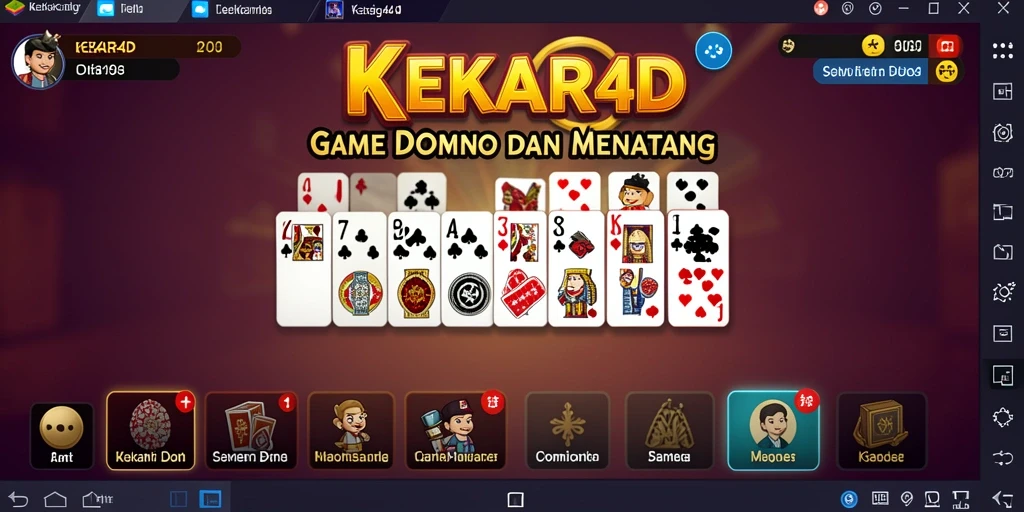 Tampilan gameplay seru dalam KEKAR4D dengan pemain yang antusias.