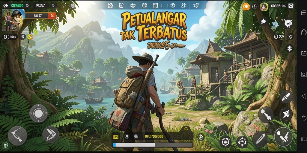 Tampilan menawan dari gameplay Open World yang mendebarkan.