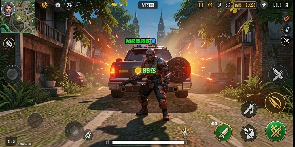 Tampilan gameplay menakjubkan dari MR888 dengan elemen simulasi yang imersif.