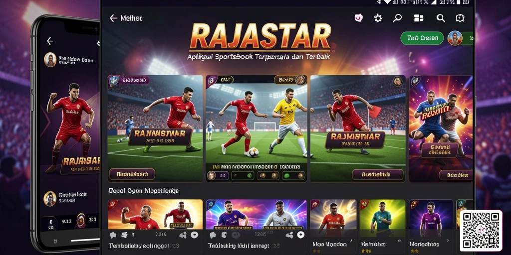 Tangkapan layar RAJASTAR menampilkan antarmuka taruhan yang menarik dan informatif.