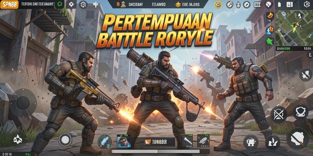 Screenshot menunjukkan pertarungan seru dalam SPN88 dengan grafis yang menakjubkan.