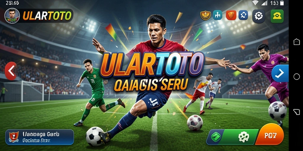 Tampilan gameplay ULARTOTO yang penuh aksi dan seru.