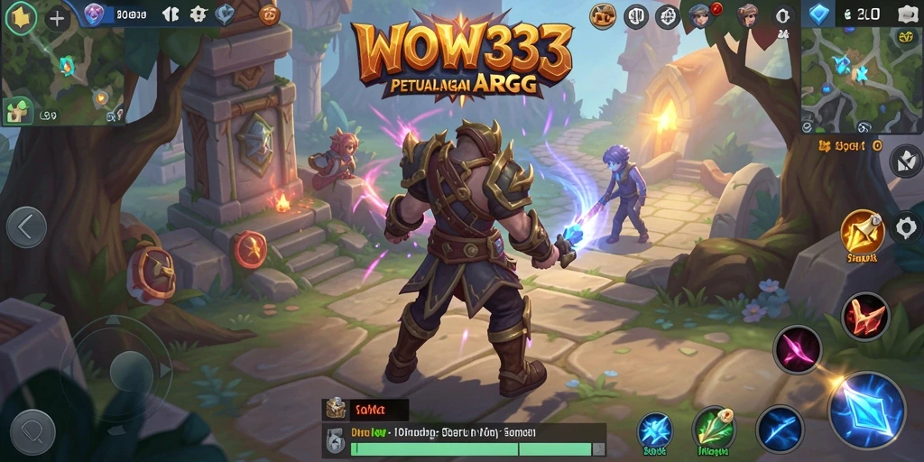 Gameplay seru dalam petualangan ARPG WOW33.